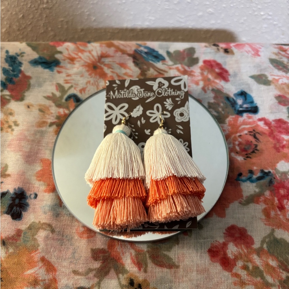 Matilda Jane 3 Tier Tassel Drop Earrings